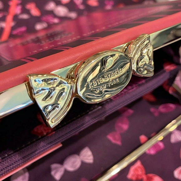 🍬Kate spade candy shop candy wrapper clutch Novelty - Picture 4 of 7